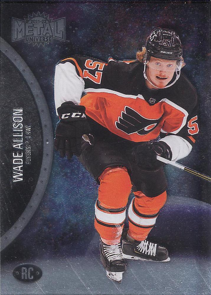 Wade Allison Rookie #152 Philadelphia Flyers | 2021-22 SkyBox Metal Universe