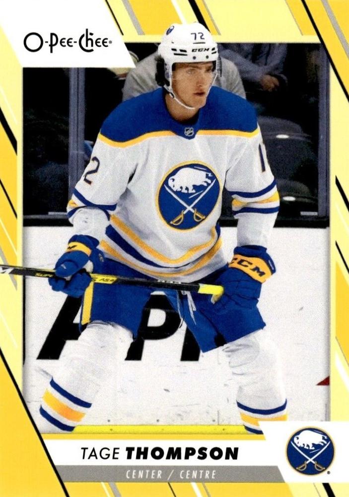 Tage Thompson #152 Buffalo Sabres | 2023-24 O-Pee-Chee Yellow Border