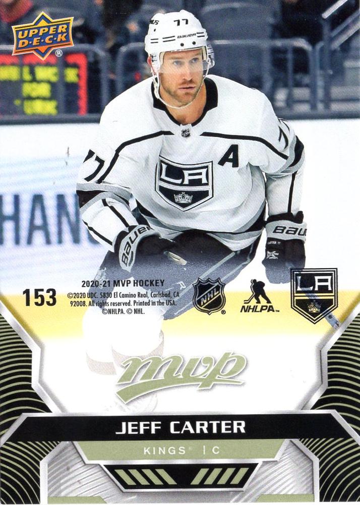 Jeff Carter #153 Los Angeles Kings | 2020-21 Upper Deck MVP Puzzle Backs