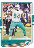 Christian Wilkins #153 Miami Dolphins | 2020 Panini Donruss | NFL Football