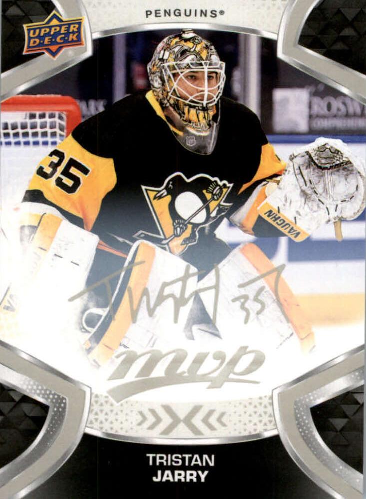Tristan Jarry #153 Pittsburgh Penguins | 2021-22 Upper Deck MVP Silver Script