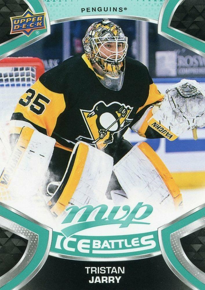 Tristan Jarry #153 Pittsburgh Penguins | 2021-22 Upper Deck MVP Ice Battles