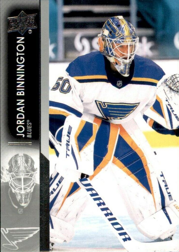 Jordan Binnington #153 St. Louis Blues | 2021-22 Upper Deck