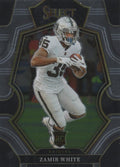 Zamir White #153 Las Vegas Raiders | 2022 Panini Select | NFL Football