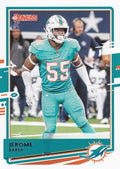 Jerome Baker #154 Miami Dolphins | 2020 Panini Donruss | NFL Football