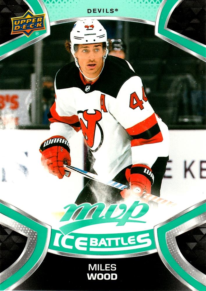 Miles Wood #154 New Jersey Devils | 2021-22 Upper Deck MVP Ice Battles