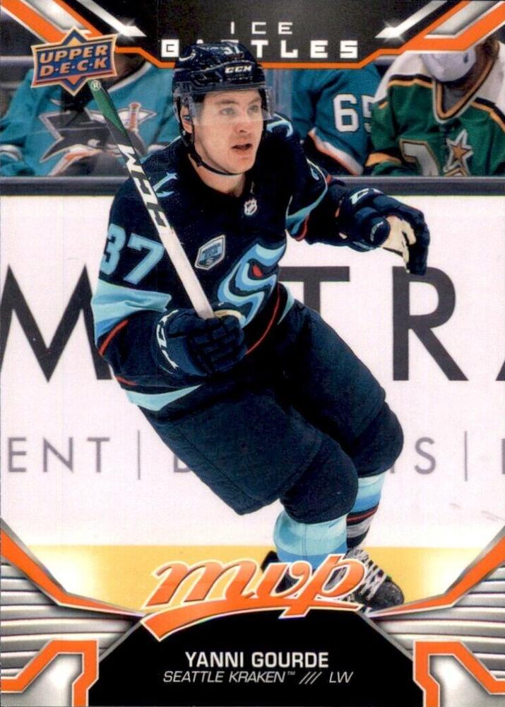 Yanni Gourde #154 Seattle Kraken | 2022-23 Upper Deck MVP Ice Battles