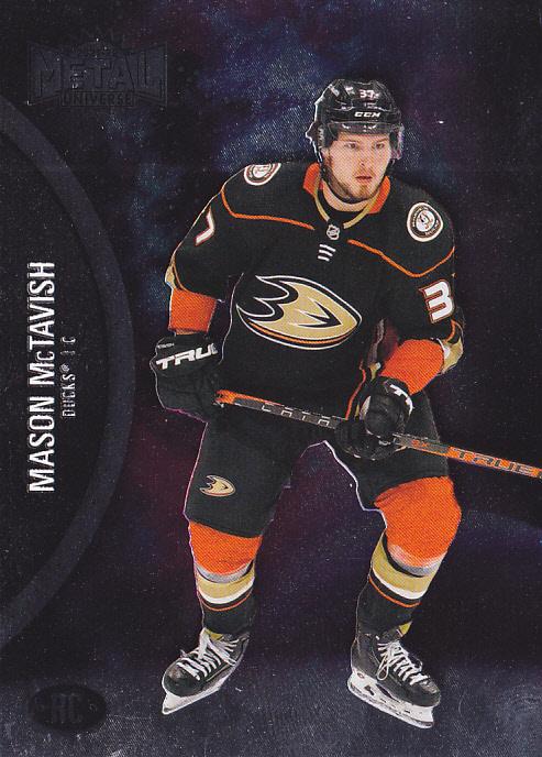 Mason McTavish Rookie #154 Anaheim Ducks | 2021-22 SkyBox Metal Universe