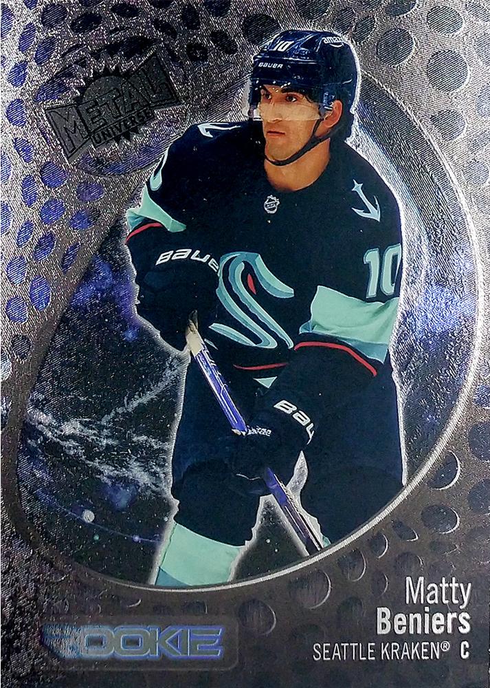 Matty Beniers #154 Seattle Kraken | 2022-23 SkyBox Metal Universe