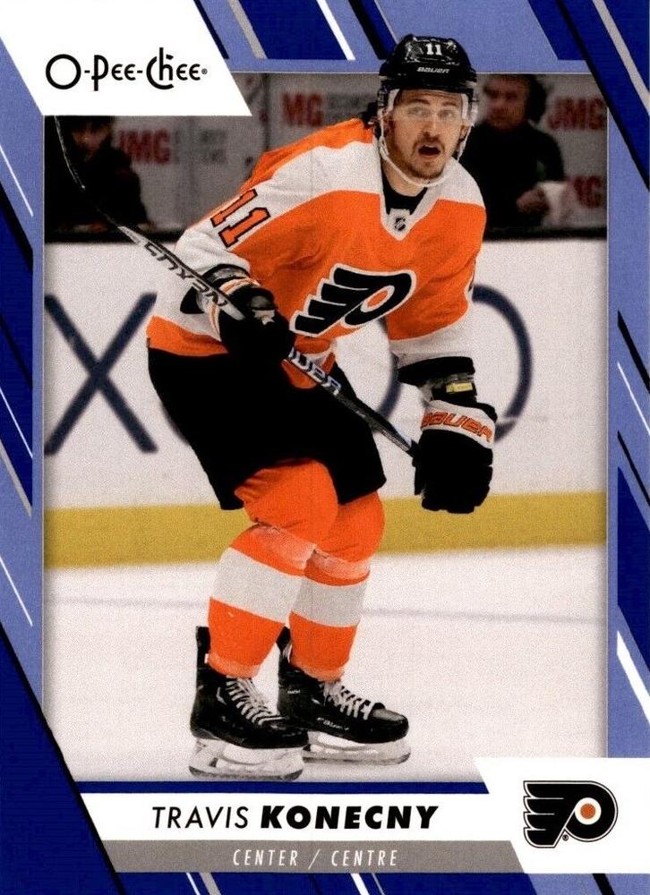 Travis Konecny #154 Philadelphia Flyers | 2023-24 O-Pee-Chee Blue Border