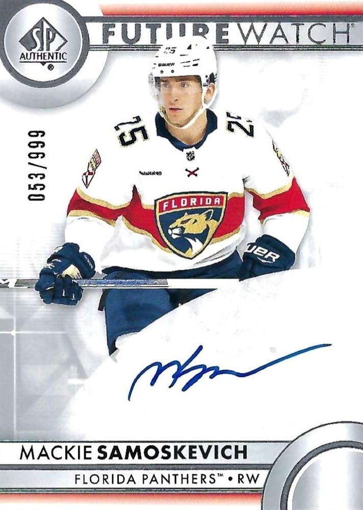 Mackie Samoskevich #154 Florida Panthers | 2023-24 SP Authentic