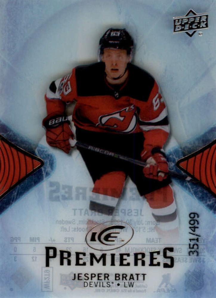 Jesper Bratt #155 New Jersey Devils | 2017-18 Upper Deck Ice