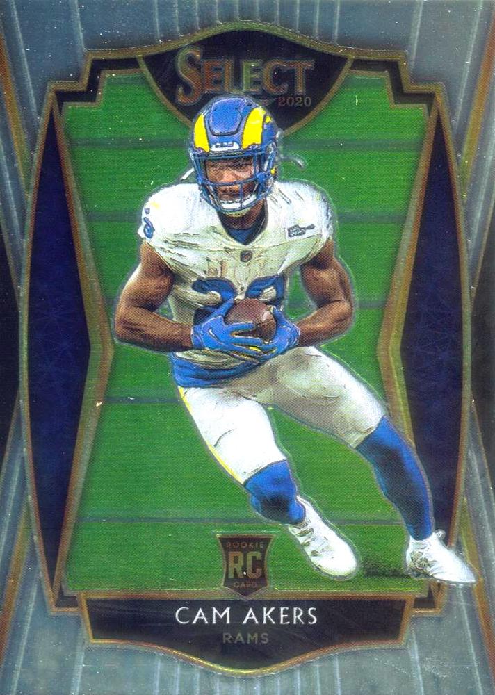 Cam Akers #155 Los Angeles Rams | 2020 Panini Select |  | NFL Football