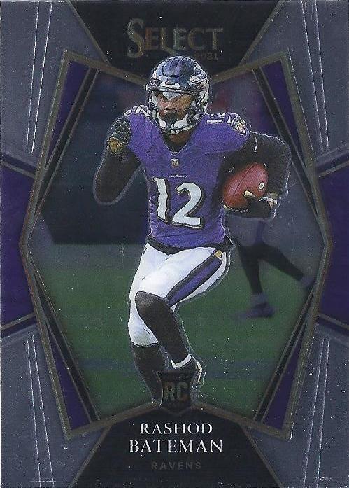 Rashod Bateman #155 Baltimore Ravens | 2021 Panini Select |  | NFL Football