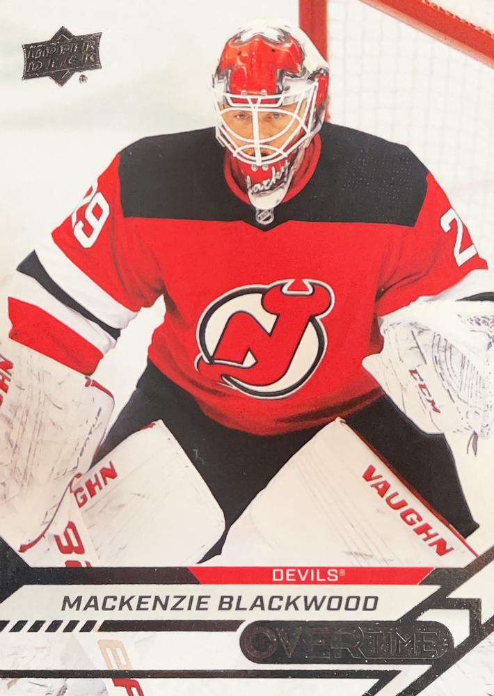 Mackenzie Blackwood #155 New Jersey Devils | 2020-21 Upper Deck Overtime