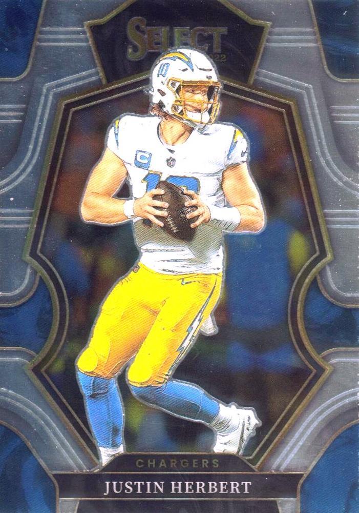 Justin Herbert #155 Los Angeles Chargers | 2022 Panini Select | NFL Football