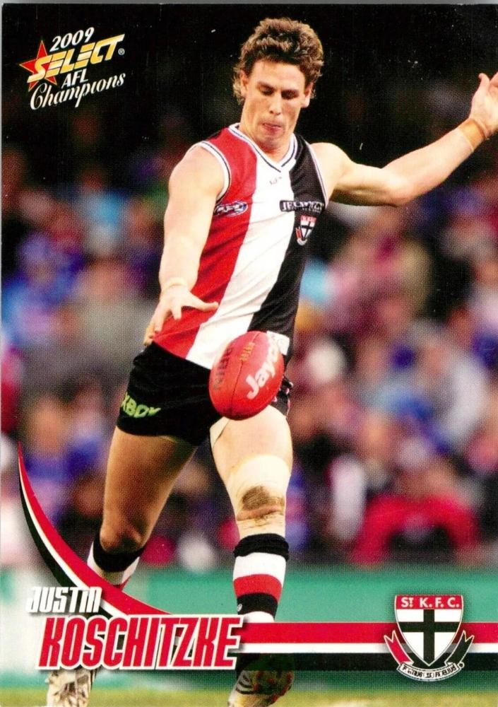 Justin Koschitzke #156 St. Kilda Saints | 2009 Select AFL Champions