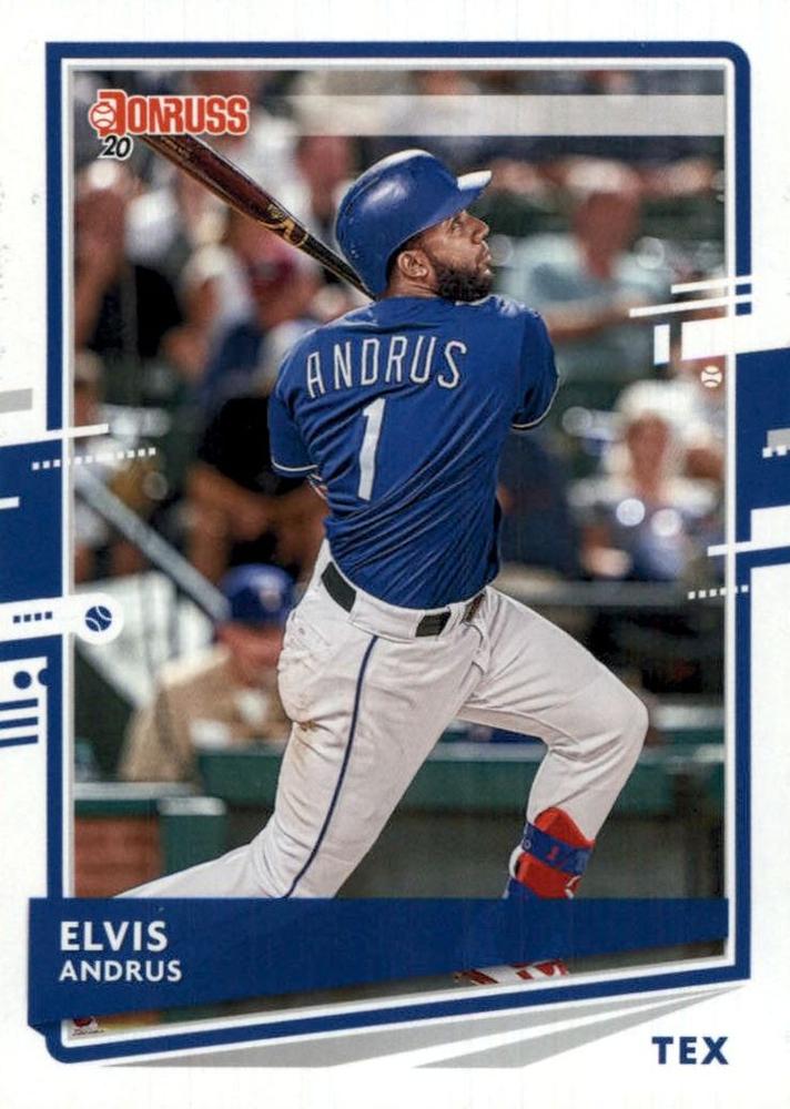 Elvis Andrus #156 Texas Rangers | 2020 Donruss
