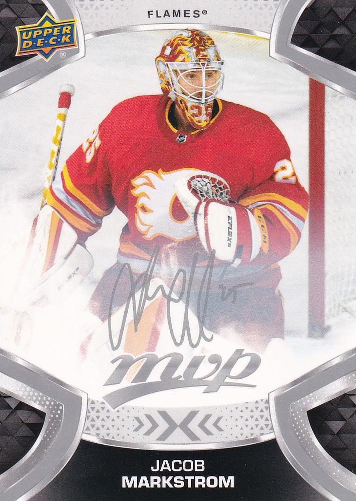 Jacob Markstrom #156 Calgary Flames | 2021-22 Upper Deck MVP Silver Script