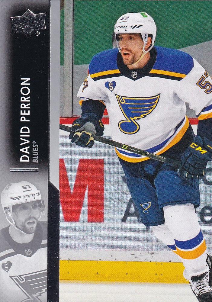 David Perron #156 St. Louis Blues | 2021-22 Upper Deck