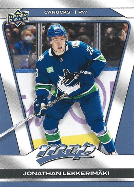 Jonathan Lekkerimaki #156 Vancouver Canucks | 2025-26 Upper Deck MVP