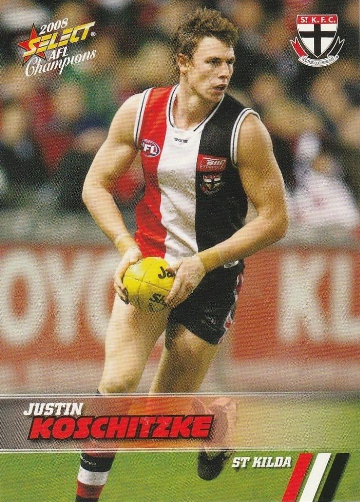 Justin Koschitzke #157 St. Kilda Saints | 2008 Select AFL Champions