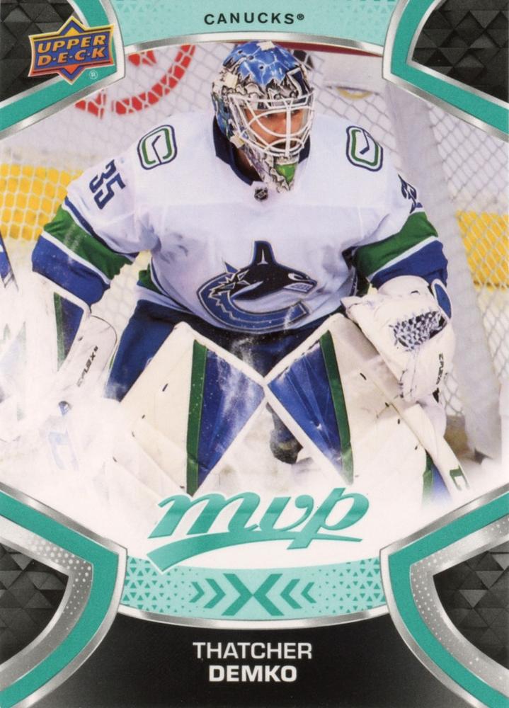 Thatcher Demko #157 Vancouver Canucks | 2021-22 Upper Deck MVP