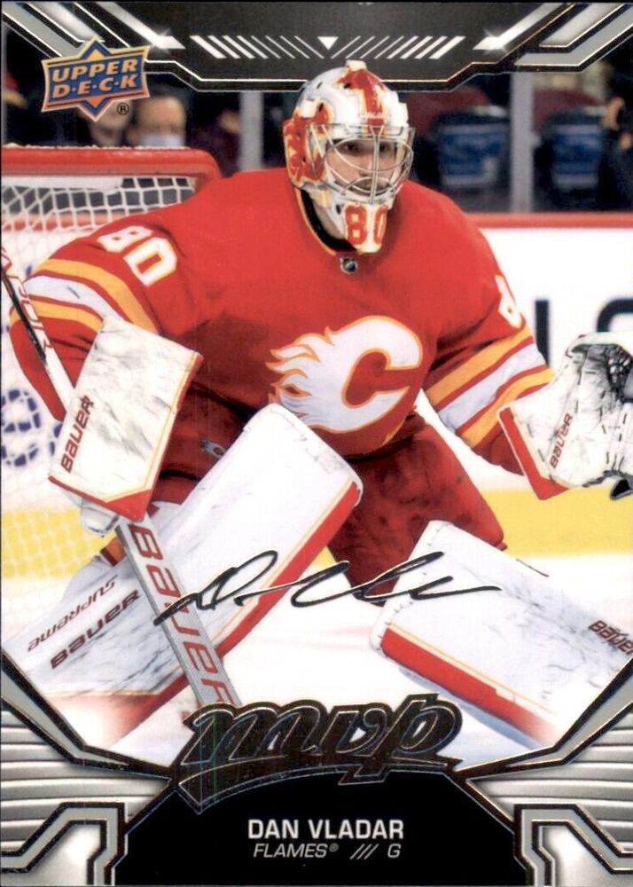 Dan Vladar #157 Calgary Flames | 2022-23 Upper Deck MVP Silver Script