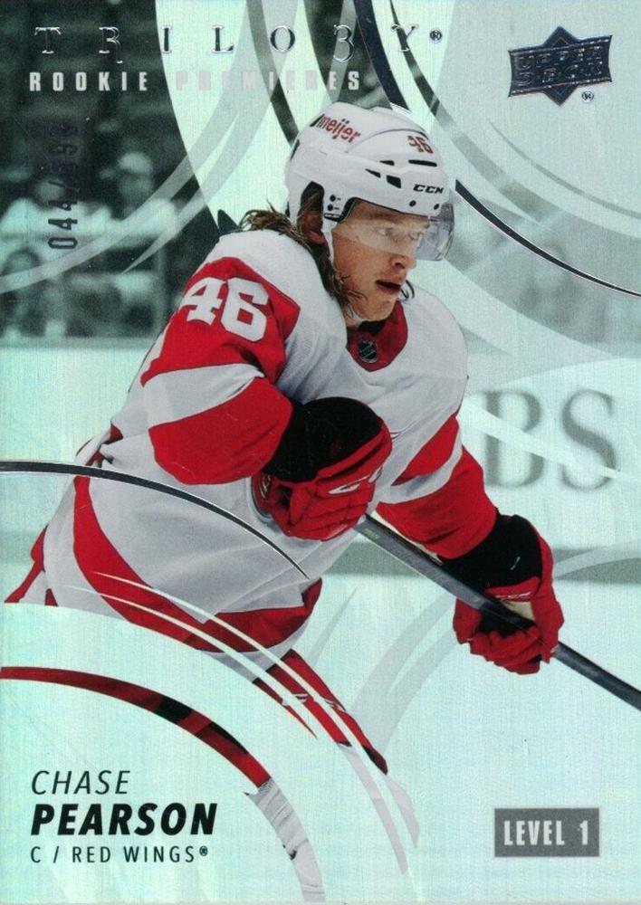 Chase Pearson #157 Detroit Red Wings | 2022-23 Upper Deck Trilogy