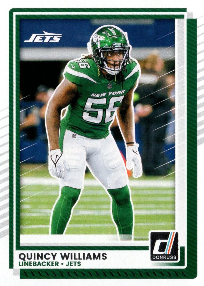 Quincy Williams #157 New York Jets | 2025 Donruss | NFL Football