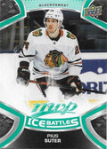 Pius Suter #158 Chicago Blackhawks | 2021-22 Upper Deck MVP Ice Battles