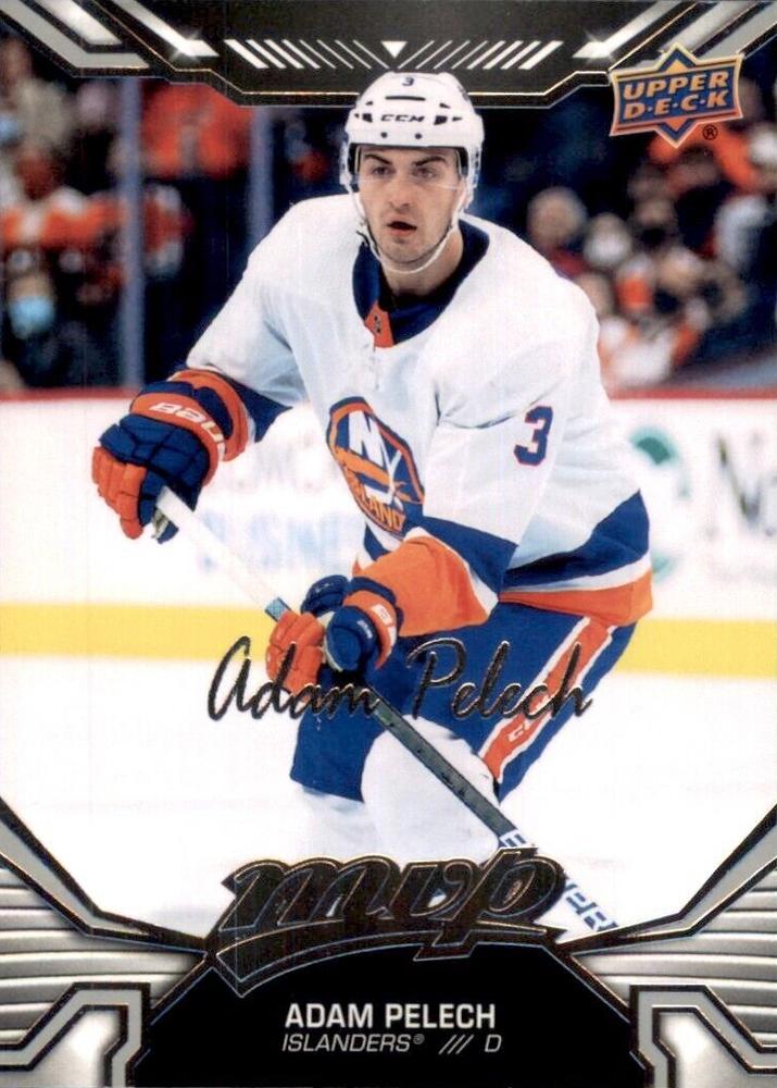Adam Pelech #158 New York Islanders | 2022-23 Upper Deck MVP Silver Script