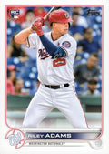 Riley Adams #158 Washington Nationals (Factory set, Large RC logo) | 2022 Topps