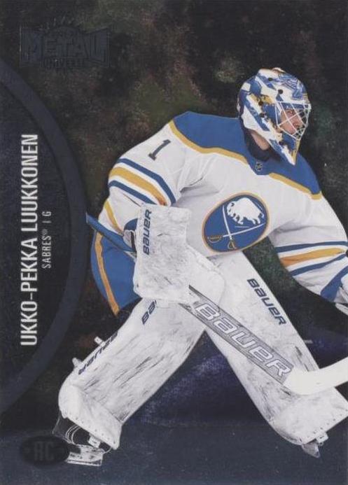 Ukko-Pekka Luukkonen Rookie #158 Buffalo Sabres | 2021-22 SkyBox Metal Universe