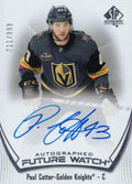Paul Cotter #158 Vegas Golden Knights | 2021-22 SP Authentic