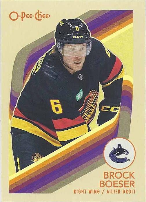Brock Boeser #158 Vancouver Canucks | 2023-24 O-Pee-Chee Retro