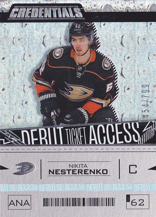 Nikita Nesterenko #158 Anaheim Ducks | 2023-24 Upper Deck Credentials