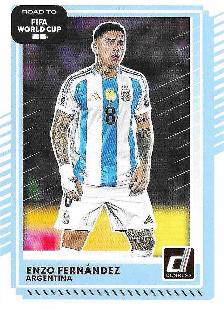 Enzo Fernandez #158 Argentina | 2025-26 Donruss Road to FIFA World Cup