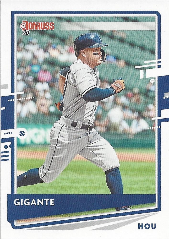 Jose Altuve #159 Houston Astros ("Gigante" on front, old Donruss logo on back) | 2020 Donruss