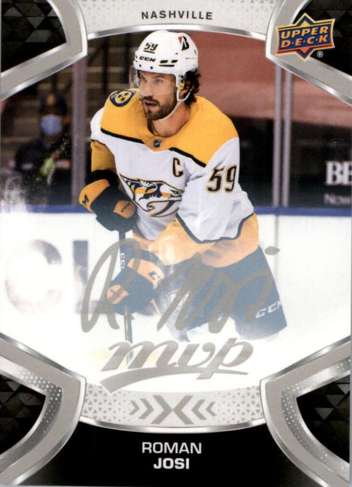 Roman Josi #159 Nashville Predators | 2021-22 Upper Deck MVP Silver Script