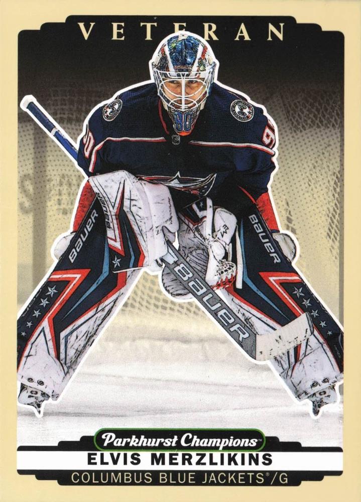 Elvis Merzlikins #159 Columbus Blue Jackets | 2022-23 Parkhurst Champions