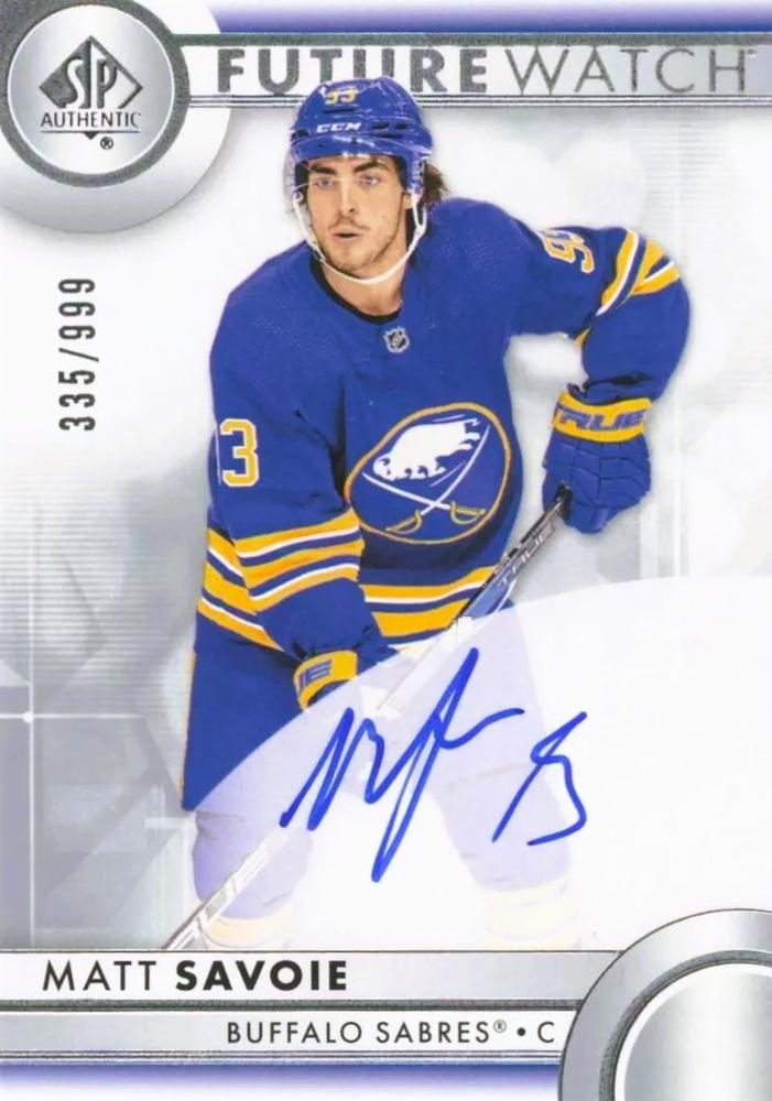 Matt Savoie #159 Buffalo Sabres | 2023-24 SP Authentic