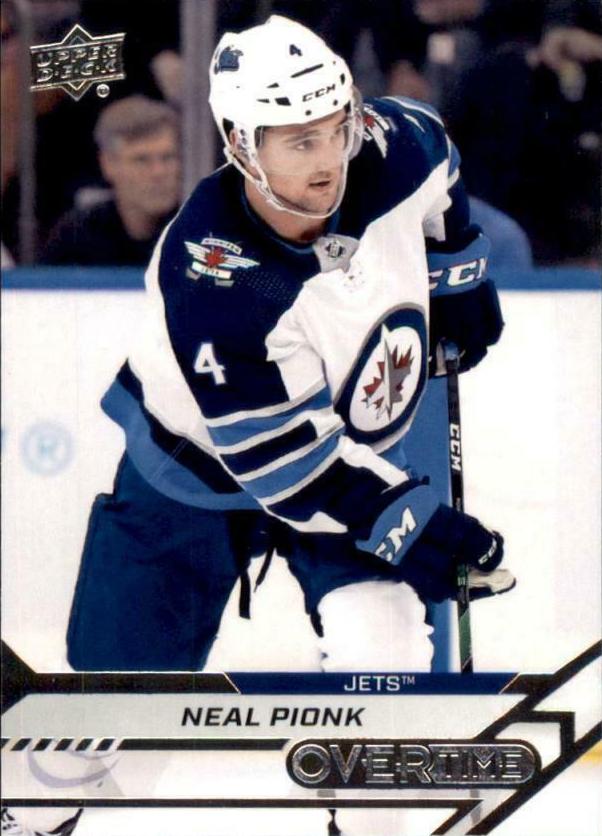 Neal Pionk #15 Winnipeg Jets | 2020-21 Upper Deck Overtime