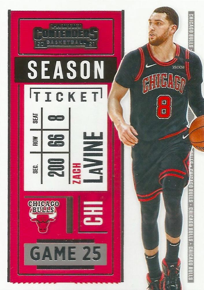 Zach LaVine #15 Chicago Bulls | 2020-21 Panini Contenders