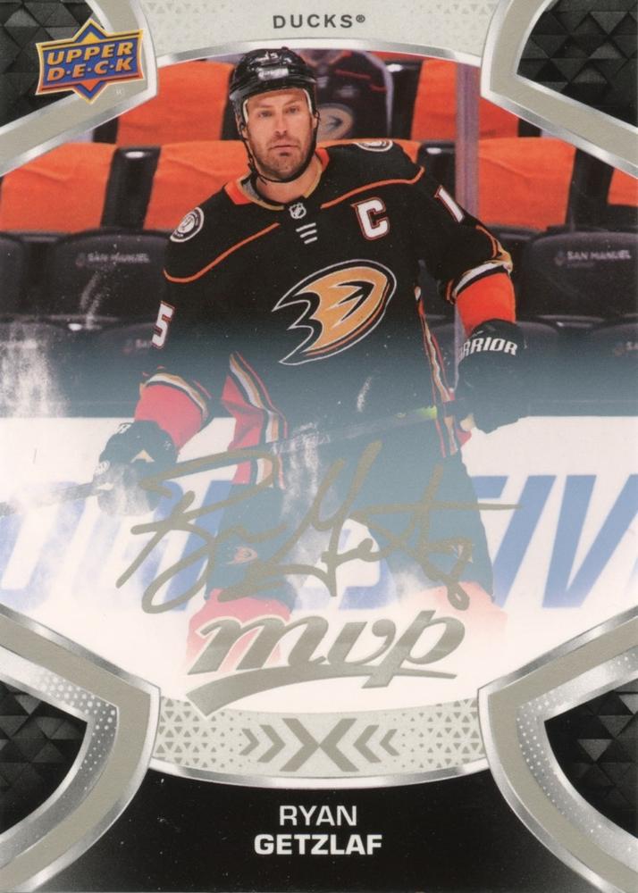 Ryan Getzlaf #15 Anaheim Ducks | 2021-22 Upper Deck MVP Silver Script