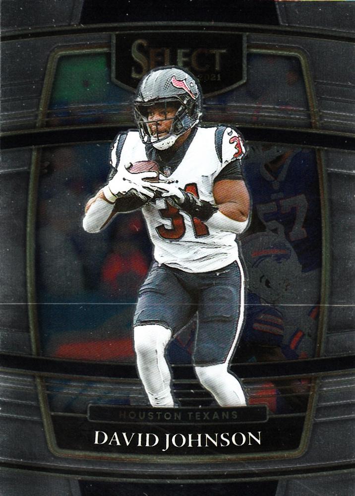 David Johnson #15 Houston Texans | 2021 Panini Select |  | NFL Football