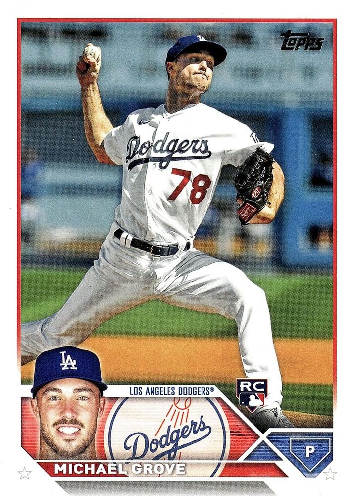 Michael Grove #15 Los Angeles Dodgers | 2023 Topps