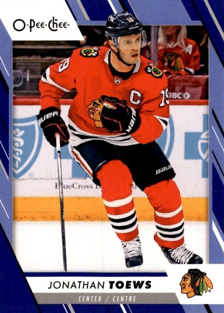 Jonathan Toews #15 Chicago Blackhawks | 2023-24 O-Pee-Chee Blue Border