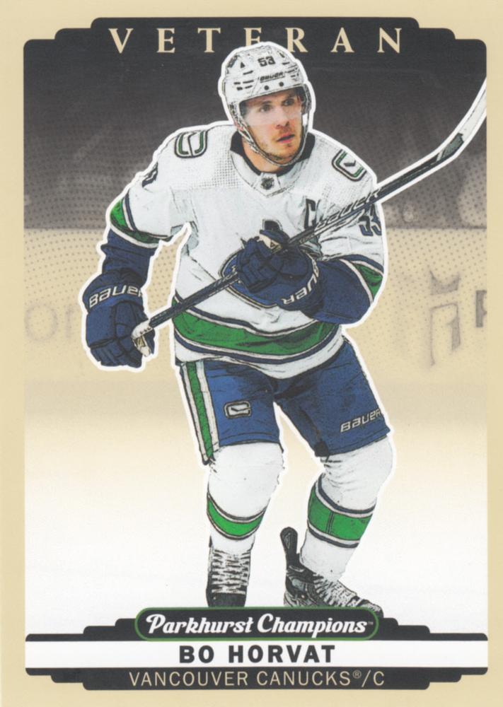 Bo Horvat #15 Vancouver Canucks | 2022-23 Parkhurst Champions