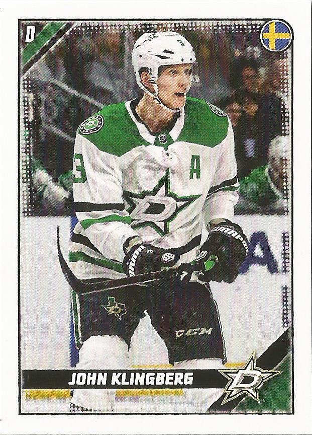 John Klingberg #160 Dallas Stars | 2019-20 Topps NHL Sticker Collection